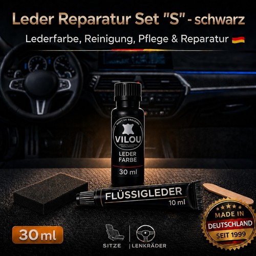 Schwarz 30ml leder reparatur - 30ml,