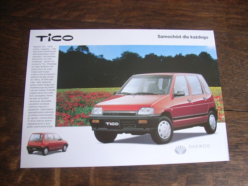 Daewoo tico prospektblatt - daewoo,