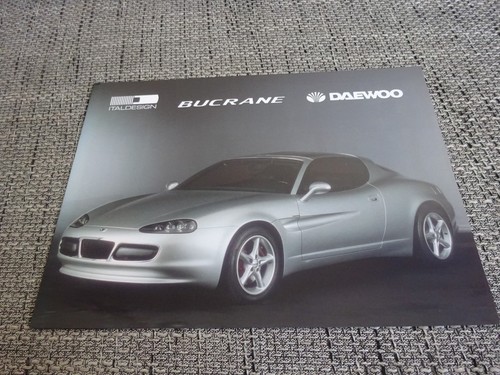 Italdesign daewoo bucrane - italdesign,
