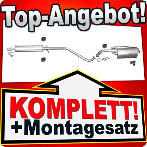 Auspuff für chevrolet matiz - auspuff,